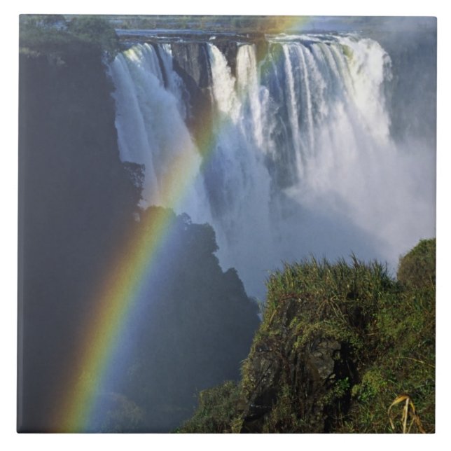 Afrika, Simbabwe, Victoria Falls Fliese (Vorderseite)