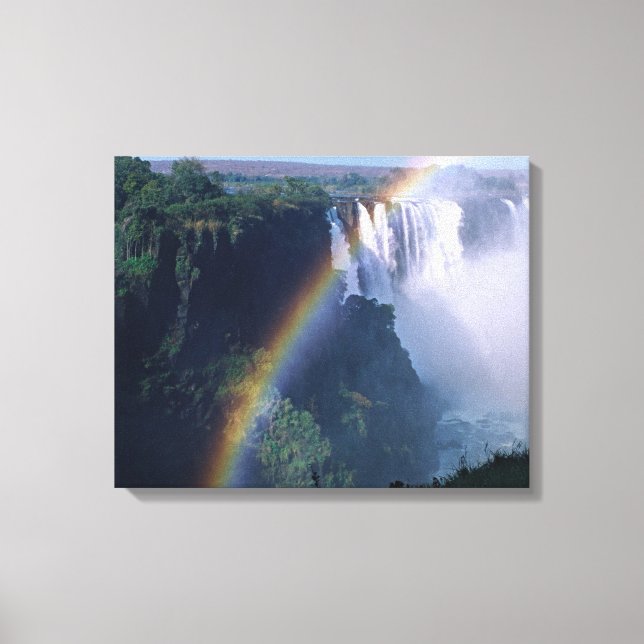 Afrika, Simbabwe. Victoria Falls Leinwanddruck (Vorderseite)