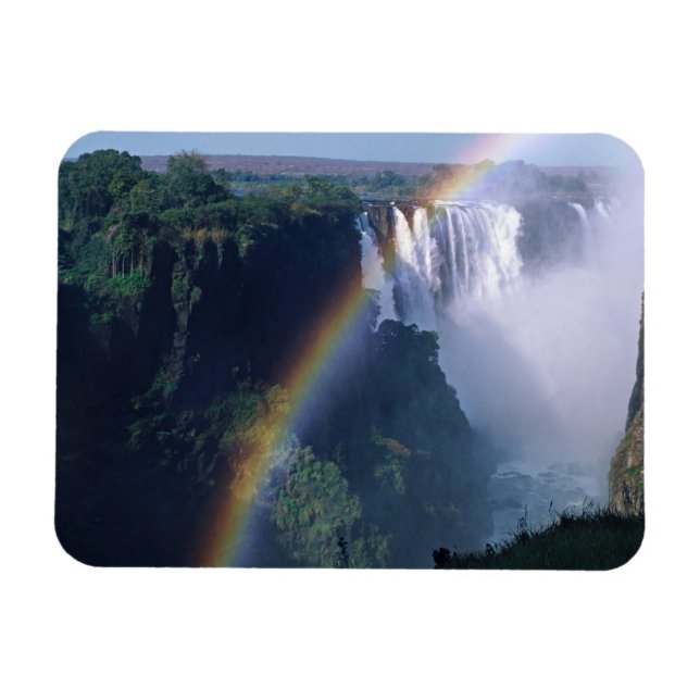Afrika, Simbabwe. Victoria Falls Magnet (Horizontal)
