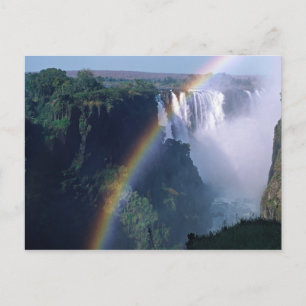 Afrika, Simbabwe. Victoria Falls Postkarte