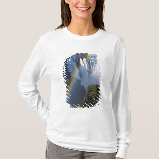 Afrika, Simbabwe, Victoria Falls T-Shirt (Vorderseite)