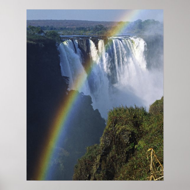Afrika, Simbabwe, Victoriafälle Poster (Vorne)