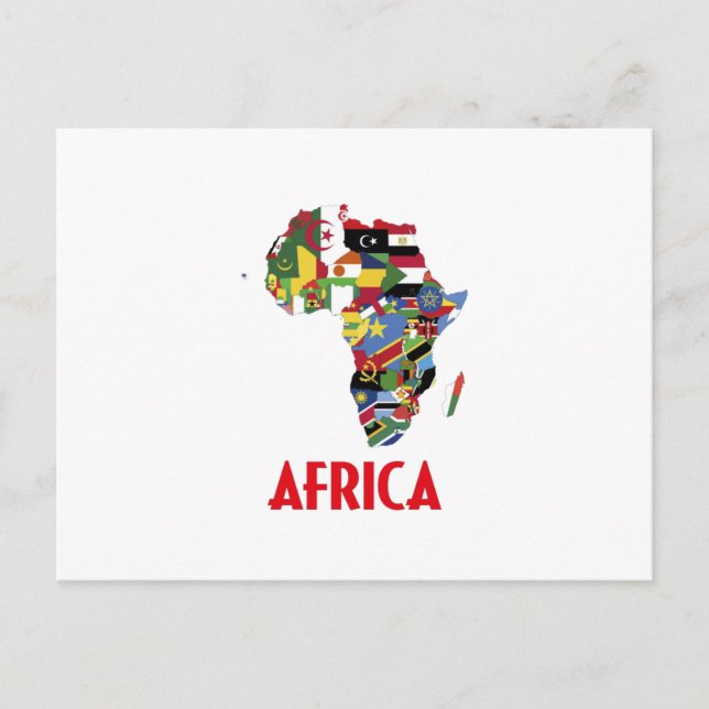 Afrika-Staaten Postkarte (Vorderseite)