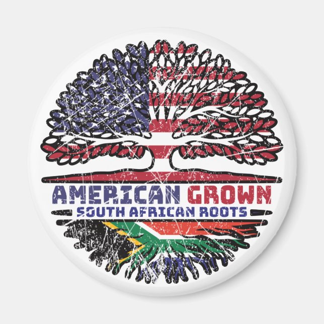 Afrika Südafrika USA USA Vereinigte Staaten Magnet (Vorne)