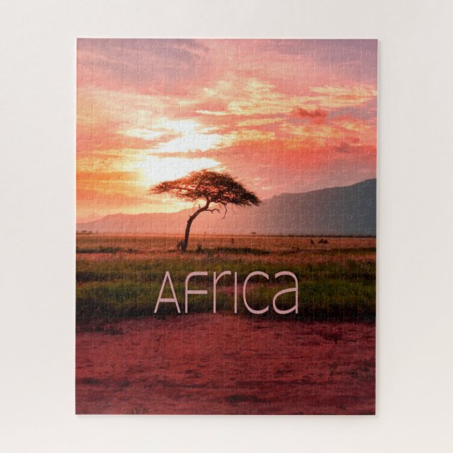 Afrika Sunset African (Vertikal)