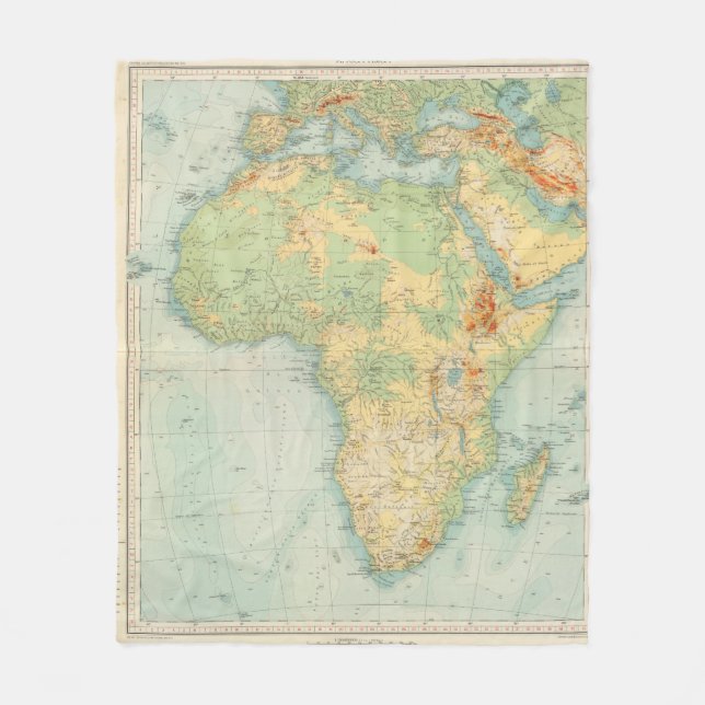 Afrika-Systemtest 10506 Fleecedecke (Vorderseite)