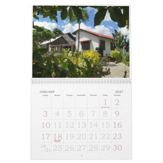Afrika-Szenen-Kalender Kalender (Jan 2027)