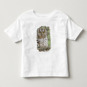 Afrika. Tansania. Afrikanische Zwergohreule in Tar Kleinkind T-shirt