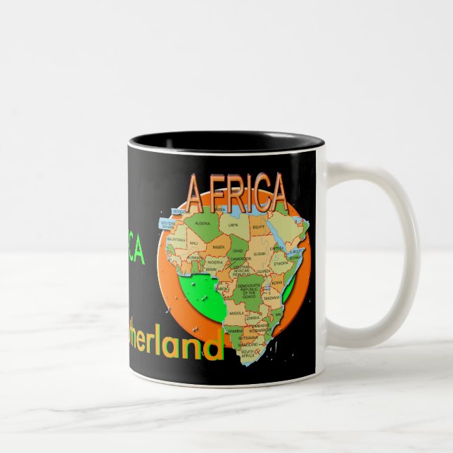 AFRIKA-Tasse Zweifarbige Tasse (Rechts)