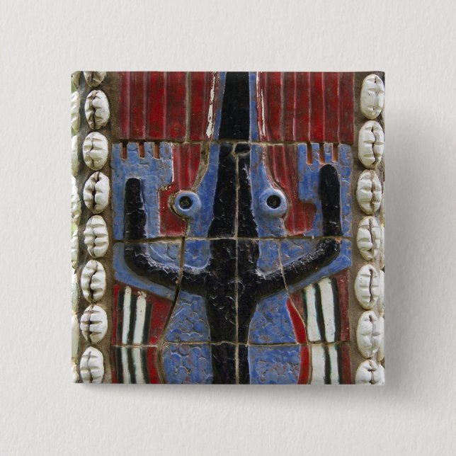 Afrika, Togo, Kpalime. Kunsthandwerkszentrum Button (Vorderseite)