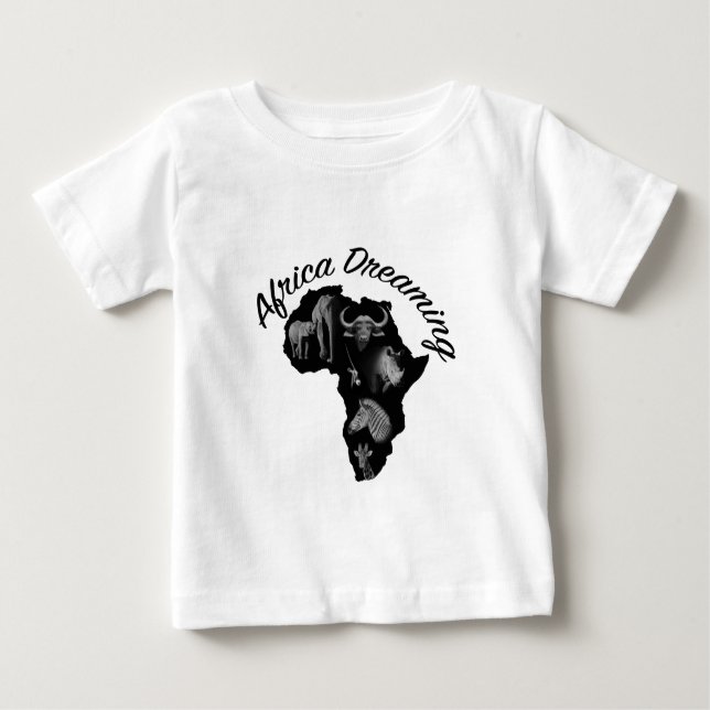 Afrika träumen baby t-shirt (Vorderseite)