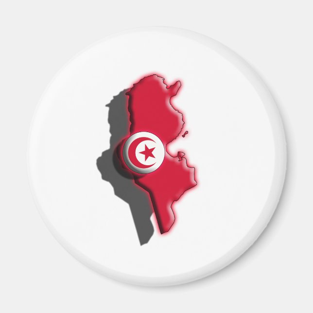 AFRIKA: Tunesien (3d) Magnet (Vorne)