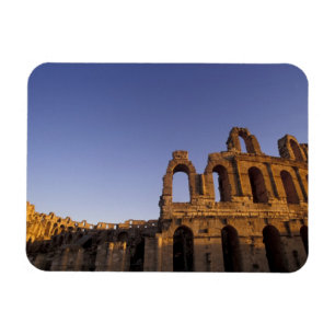 Afrika, Tunesien, El Jem. Ruinen eines römischen 2 Magnet