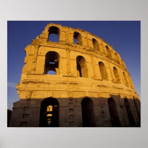 Afrika, Tunesien, El Jem. Ruinen eines römischen 3 Poster
