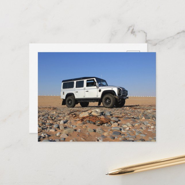 Afrika überlandet 4x4 Road Trip Fahren Namibia Postkarte (Vorderseite/Rückseite Beispiel)
