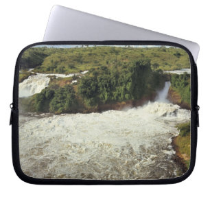 Afrika, Uganda, Murchison Falls NP. Der schaumige Laptopschutzhülle
