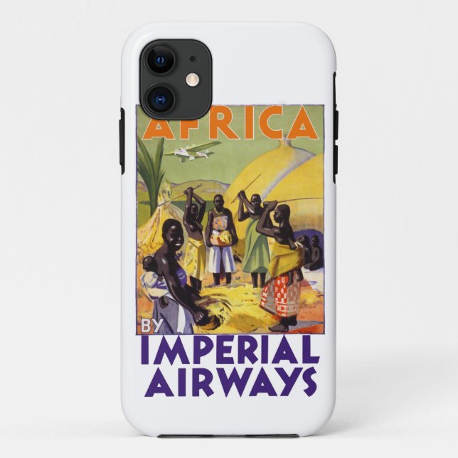 Afrika von Imperial Airways Case-Mate iPhone Hülle (Rückseite)