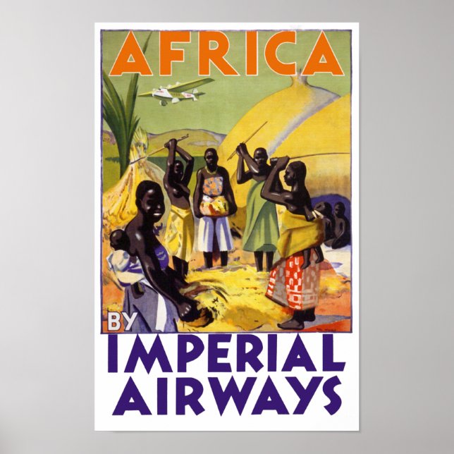 Afrika von Imperial Airways Poster (Vorne)