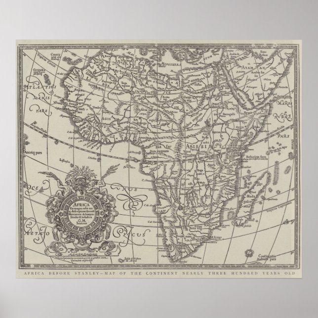 Afrika vor Stanley Poster (Vorne)