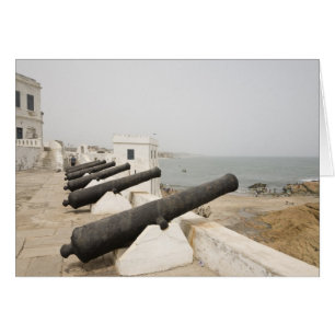 Afrika, Westafrika, Ghana, Elmina. Kanonen schütze
