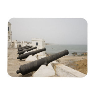 Afrika, Westafrika, Ghana, Elmina. Kanonen schütze Magnet