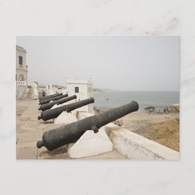 Afrika, Westafrika, Ghana, Elmina Kanonenkarte Postkarte (Vorderseite)