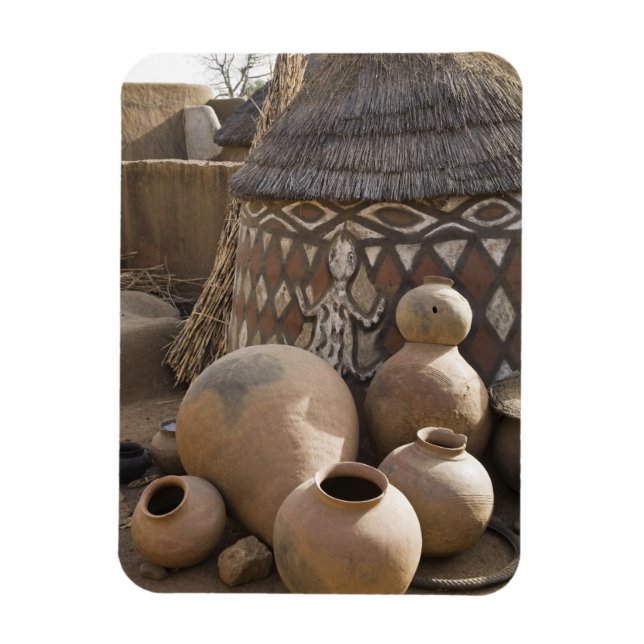 Afrika, Westafrika, Ghana, Sirigu. handgefertigt Magnet (Vertikal)