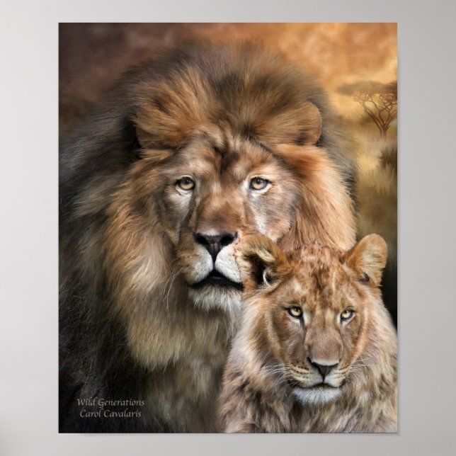 Afrika - Wilde Generationen Art Poster/Print Poster (Vorne)