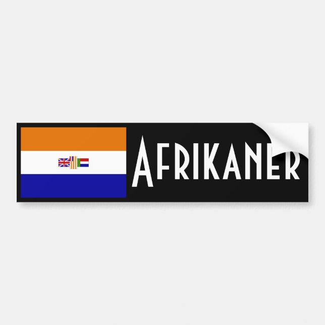 Afrikander Autoaufkleber (Vorne)