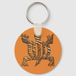 Afrikaner Adinkra Symbol von adaptability.DENKYEM Schlüsselanhänger