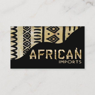 Afrikaner importiert II - Afrocentric Visitenkarte