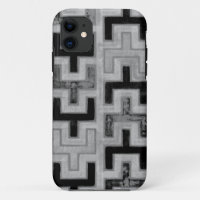 Afrikaner Mudcloth Gewebe mit geometrischen