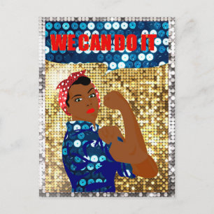 Afrikaner rosen den Fluss Postkarte