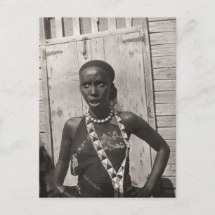 Afrikanerin Postkarte