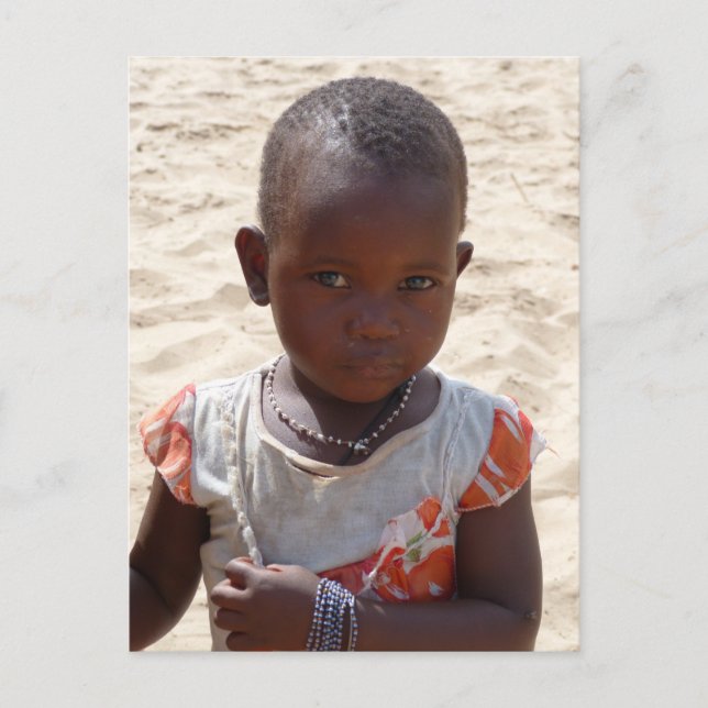 Afrikanerin Postkarte (Vorderseite)