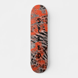 Afrikanerin, Stammesfahrerin. Skateboard