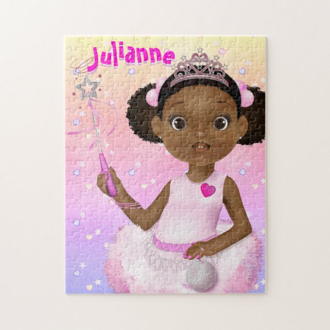 Afrikanisch-Amerikanische Fairy Princess Ballerina (Vertikal)