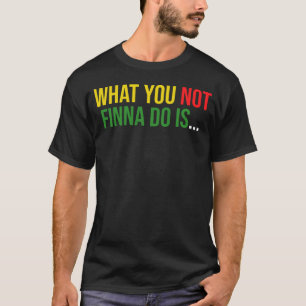 Afrikanisch-amerikanische Formulierung Sarcasm, wa T-Shirt
