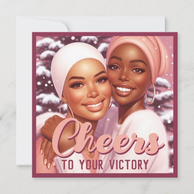 Afrikanisch-amerikanische Frauenfeindlichkeit Feiertagskarte (Vorderseite)