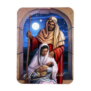 Afrikanisch-Amerikanische Heilige Weihnachtsmagnet Magnet
