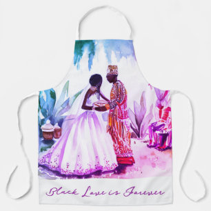 Afrikanisch-Amerikanische Hochzeit Schürze