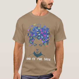 Afrikanisch-amerikanische Mütter-Tag Mama der Brau T-Shirt
