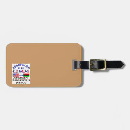 Afrikanisch-amerikanische Teile Gepäckanhänger