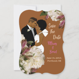 Afrikanisch-Amerikanische Terracotta Wedding Rett-