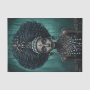 Afrikanisch-Amerikanische Wunderkönigin Seidenpapier