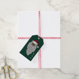 Afrikanisch-amerikanischer Schwarzer Weihnachtsman Geschenkanhänger