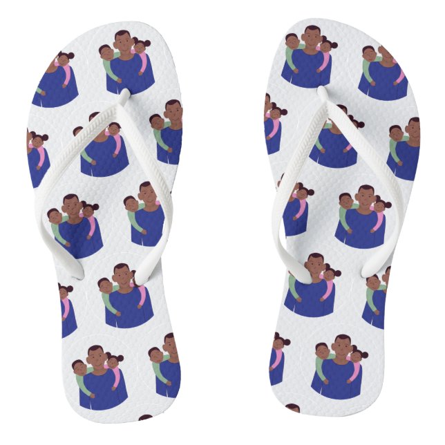 Afrikanisch-amerikanischer Vater-Day-Parade der Fl Flip Flops (Fußbett)