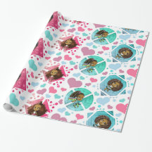 Afrikanisch-amerikanisches Girl-Wrapping-Papier