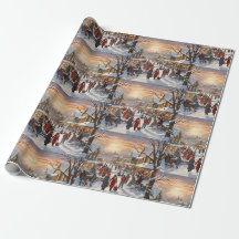 Afrikanisch-amerikanisches Weihnachtswrapping Pape