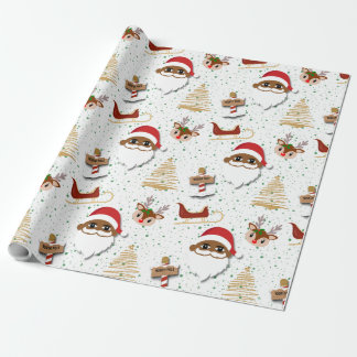 Afrikanisch-amerikanisches Wrapping Paper Geschenkpapier